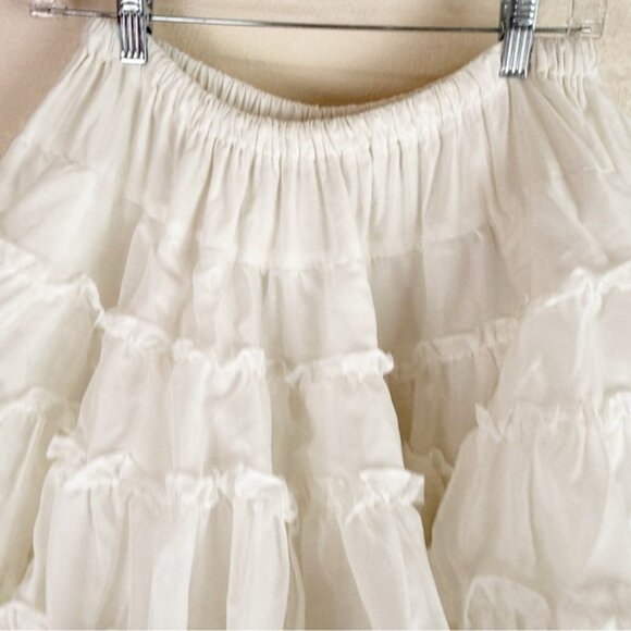 Petticoat Vintage Fender American Magic White Skirt Western Costume Rockabilly - Picture 4 of 8